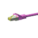 Cat7 S/FTP (PIMF) patch-kaapeli 3m vaaleanpunainen