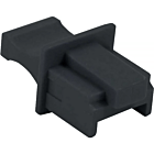 RJ45 portin päätteet, 10 kpl sarja, musta
