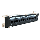 CAT5e UTP Wallmount Patch Panel - 12 porttia
