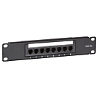 10 tuuman CAT5e UTP-päivityspaneeli - 8 porttia