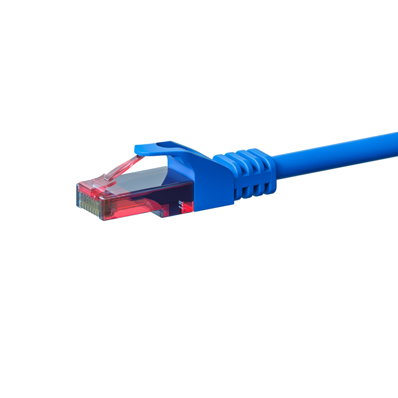 UTP CAT6 patch-kaapeli 3m sininen - 100% kuparia