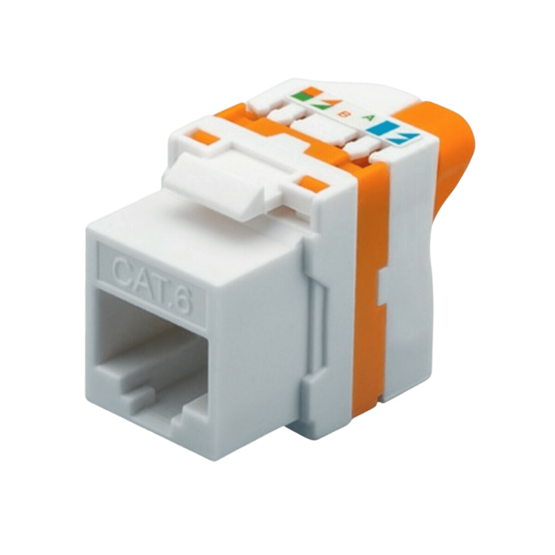 Cat6 UTP Keystone -liitin – työkaluton kierre