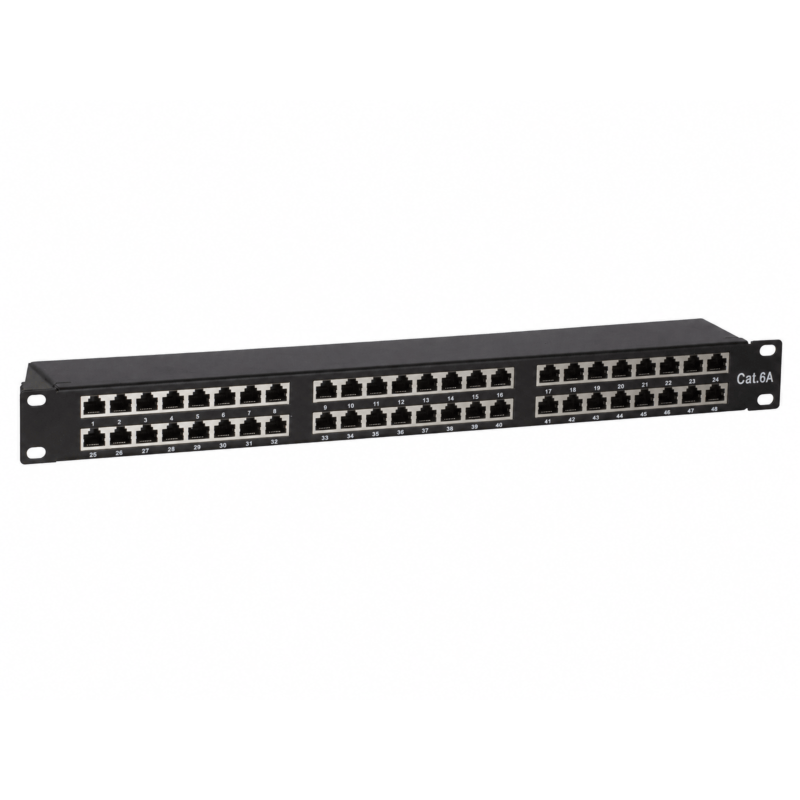 CAT6a STP -kytkentäpaneeli - 48 porttia