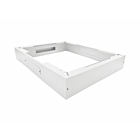 Jalusta 19 tuuman palvelinkaapeille 800x800x150 mm (LxSxK) - Valkoinen