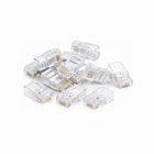 DANICOM UTP CAT6 RJ45 Liitin - joustavalle ytimelle - 10 kpl