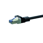 CAT6a S/FTP (PIMF) patch-kaapeli 0,50m musta