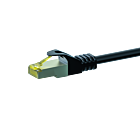 Cat7 S/FTP (PIMF) patch-kaapeli 0,25 m musta