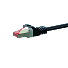 CAT6 S/FTP (PIMF) patch-kaapeli 1m musta