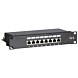 10 tuuman CAT5e FTP-päivityspaneeli - 8 porttia