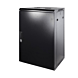 18U seinäkaappi metalliovella 600x600x900mm (LxSxK)