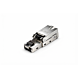 DANICOM S/FTP CAT7 työkaluton RJ45-liitin - jäykkään ytimeen