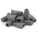 DANICOM RJ45 Kaapeliläpivienti Harmaa - 10 kpl