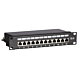 10 tuuman CAT6 FTP patch -paneeli - 12 porttia