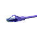UTP CAT6a patch-kaapeli 5m violetti - 100% kuparia