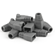 DANICOM RJ45 Kaapeliläpivienti Harmaa - 10 kpl