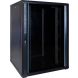 22U palvelinkaappi lasiovella 800x800x1200mm (LxSxK)