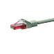 UTP CAT6 patch-kaapeli 0,15m harmaa - 100% kuparia
