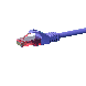 UTP CAT6 patch-kaapeli 0,50m violetti - 100% kuparia