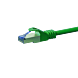 CAT6a S/FTP (PIMF) patch-kaapeli 1m vihreä