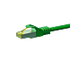 Cat7 S/FTP (PIMF) patch-kaapeli 1m vihreä