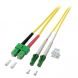 OS2 duplex valokuitukaapeli LC/APC-SC/APC 10m