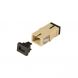 Multimode Keystone-liitin SC-SC simplex beige