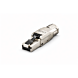 DANICOM S/FTP CAT8 Toolless RJ45 -liitin - jäykkään ytimeen