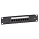 10 tuuman CAT6 UTP patch -paneeli - 8 porttia