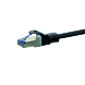CAT6a S/FTP (PIMF) patch-kaapeli 2m musta
