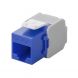CAT6a UTP Keystone -liitin - työkaluton - sininen