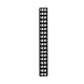 18U pystysuora kaapelihylly - 10 cm leveä