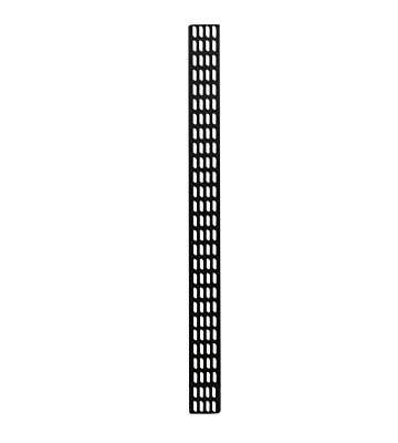 27U pystysuora kaapelihylly - 10 cm leveä