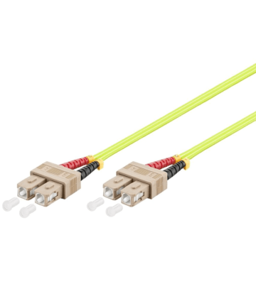 Valokuitukaapeli SC-SC OM5 (laseroptimoitu) 7,5 m