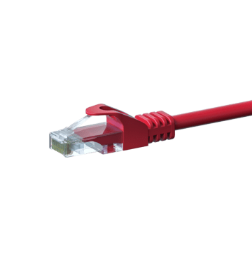 UTP CAT5e patch-kaapeli 2m punainen - 100% kuparia