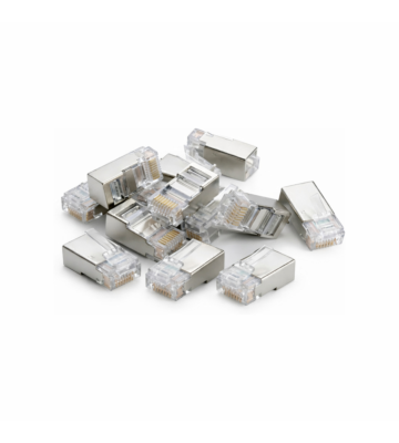 DANICOM FTP CAT5e RJ45 Liitin - joustavalle ja jäykkään ytimelle - 10 kpl