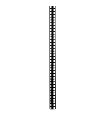 37U pystysuora kaapelihylly - 30cm leveä