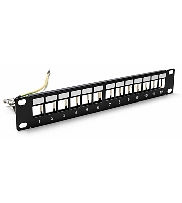 10 tuuman STP-patch-paneeli keystoneille - 12 porttia