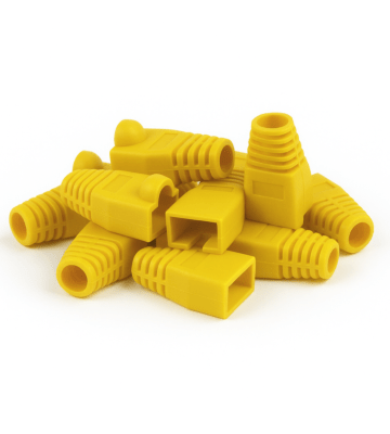 DANICOM RJ45 Kaapeliläpivienti Keltainen - 10 kpl