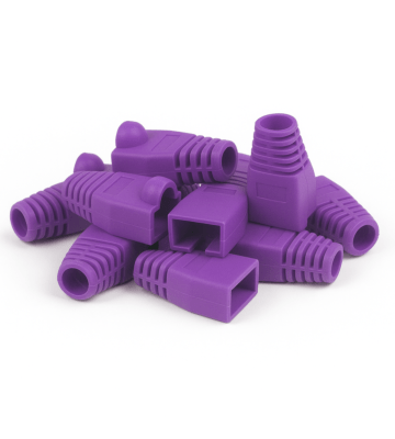 DANICOM RJ45 Kaapeliläpivienti Violetti - 10 kpl