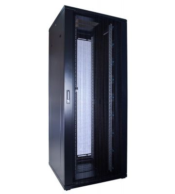 42U palvelinkaappi rei'itetyllä ovella 800x800x2000mm (LxSxK)