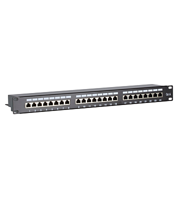 CAT6 FTP-päivityspaneeli - 24 porttia