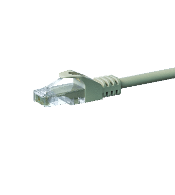 UTP CAT5e patch-kaapeli 0,25m harmaa - 100% kuparia