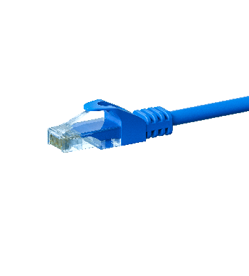 UTP CAT5e patch-kaapeli 0,25m sininen - 100% kuparia