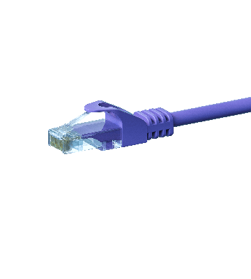 UTP CAT5e patch-kaapeli 1,50m violetti - 100% kuparia