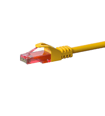 UTP CAT6 patch-kaapeli 30m keltainen - 100% kuparia