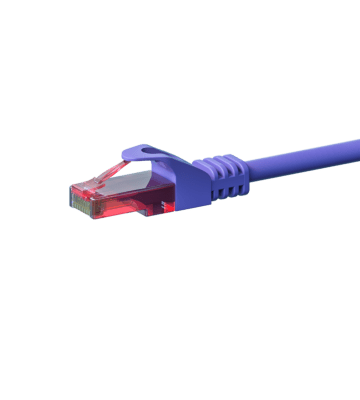 UTP CAT6 patch-kaapeli 0,15m violetti - 100% kuparia