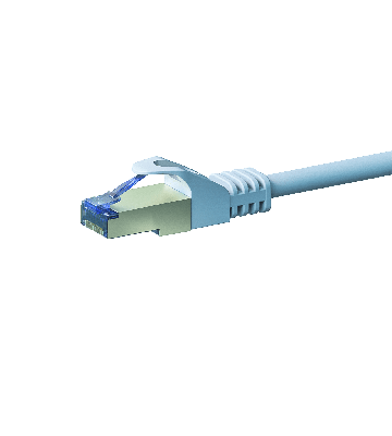 CAT6a S/FTP (PIMF) patch-kaapeli 0,25m valkoinen