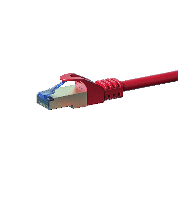 CAT6a S/FTP (PIMF) patch-kaapeli 15m punainen