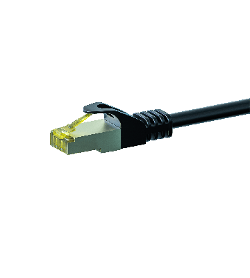 Cat7 S/FTP (PIMF) patch-kaapeli 3m musta