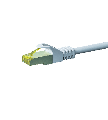 Cat7 S/FTP (PIMF) patch-kaapeli 10m valkoinen